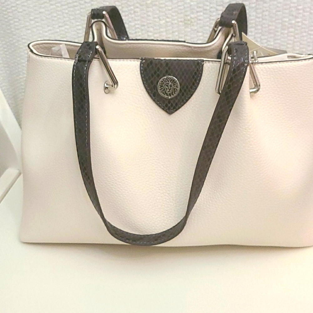 Anne Klein cream purse